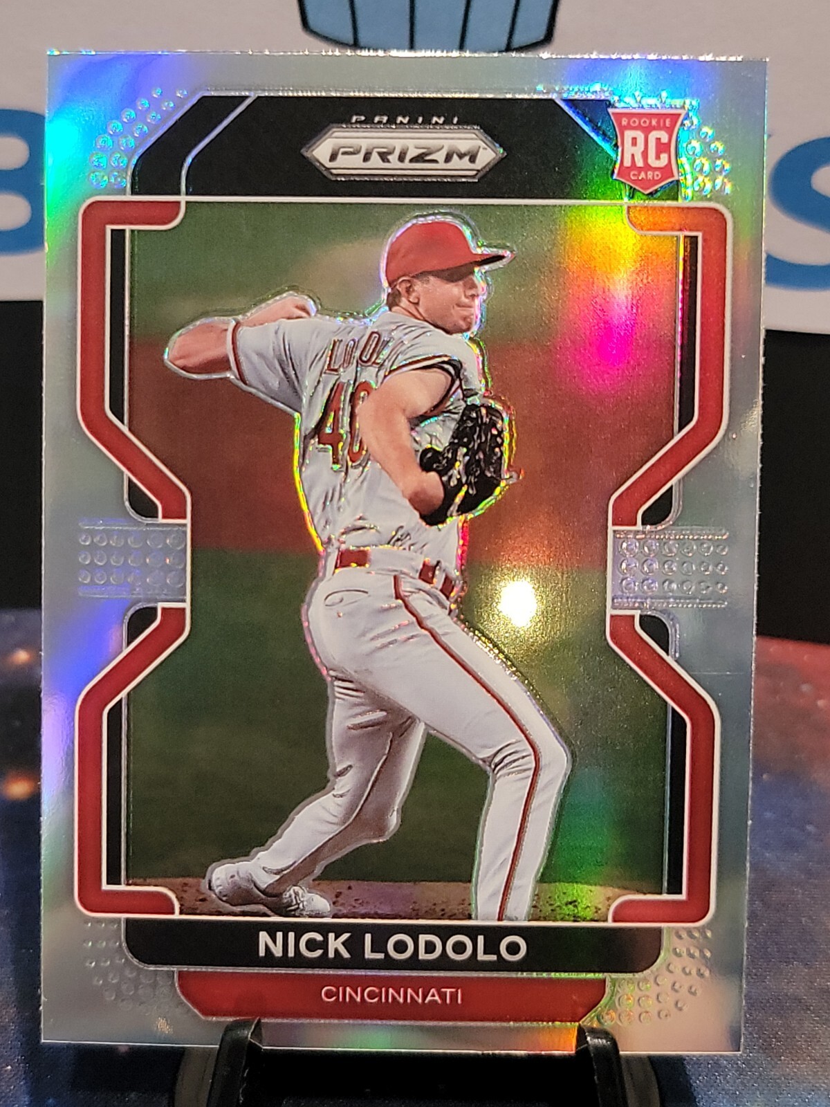 2022 Panini Prizm Silver Prizm #75 Nick Lodolo RC Reds