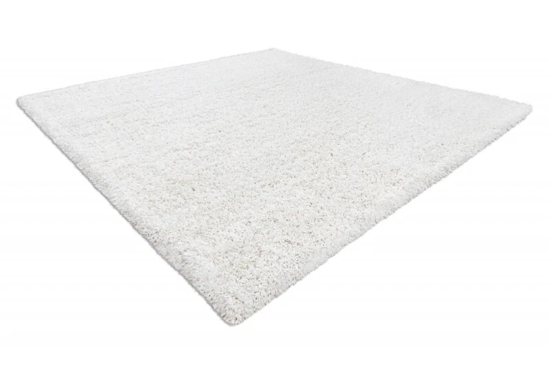 Amazing Modern Rug SUPREME Shaggy 5cm, square, single-colour, WHITE Best Quality - Image 2 of 4