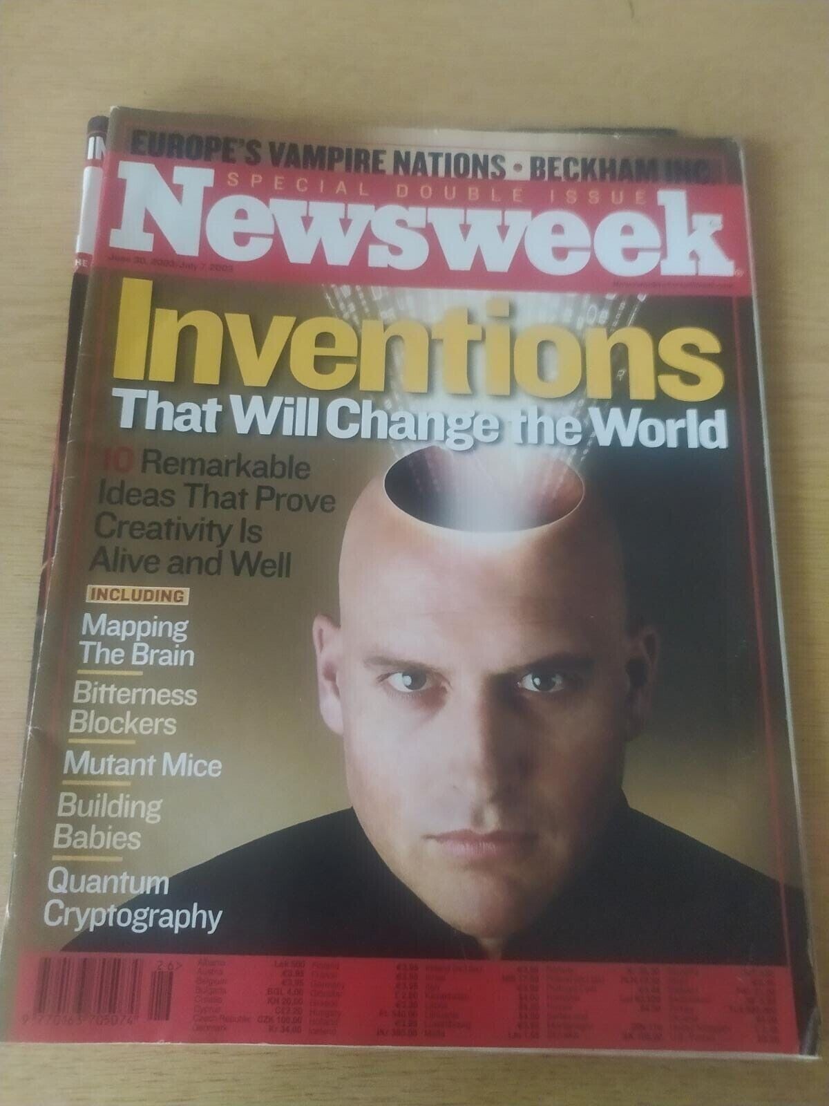 Newsweek Magazine - 30th June 2003, Double Issue, Inventions - B35 ...