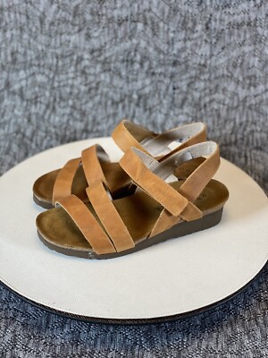 Naot Kayla 7806 Sandal Women's Size 37 WIDE Oily Dune Nubuck