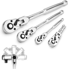 WORKPRO 1/2/1/4/3/8Drive Flex Head Ratchet 72...