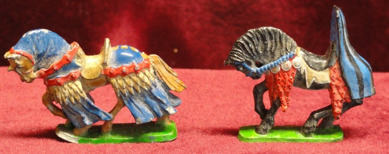 1982 and 1983 Ral Partha Painted D & D Horses - LOOK