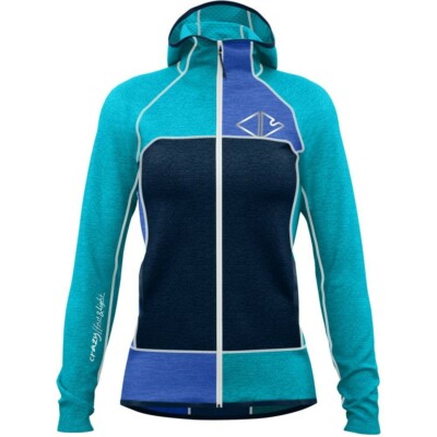 Crazy Idea Ionic Jacket Women   leichte technische Kapuzenjacke für Damen  blau