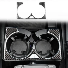Real Carbon Fiber Cup Holder Trim For Benz GLE W167 2019-2024