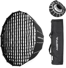 AMBITFUL QD-P120 47.2inch / 120CM Quick Release Softbox + Honeycomb Grid