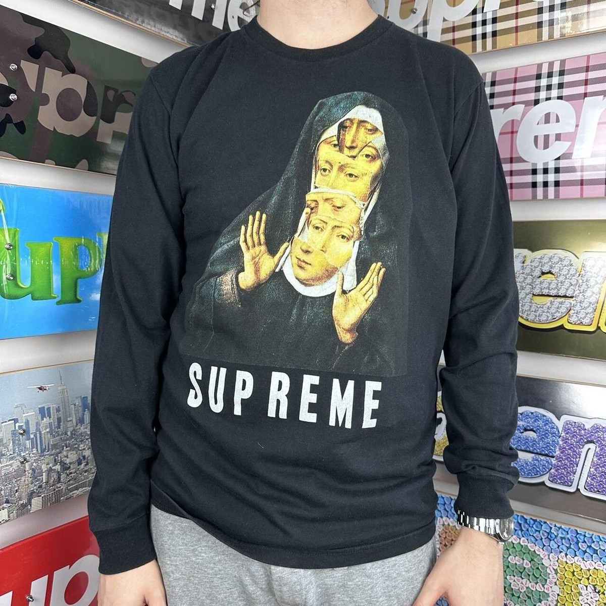 Supreme Nun LS Tee - Black - SS17 | eBay Supreme Nun LS Tee - Black - SS17 | eBay