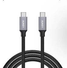 HIGH POWERED ULTRA FAST C to C CABLE 6.6ft by AUKEY (2ND CHARGER 50% OFF)