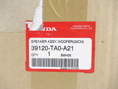 Genuine OEM Honda Acura 39120-TA0-A21 Speaker Woofer | eBay