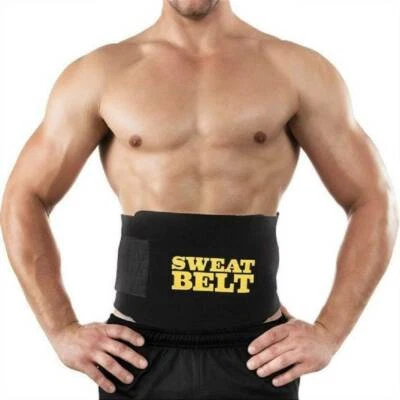 Men Sweat Belt Women Tummy Waist Cincher Sweat Belt Trainer Hot Body Shaper Slim