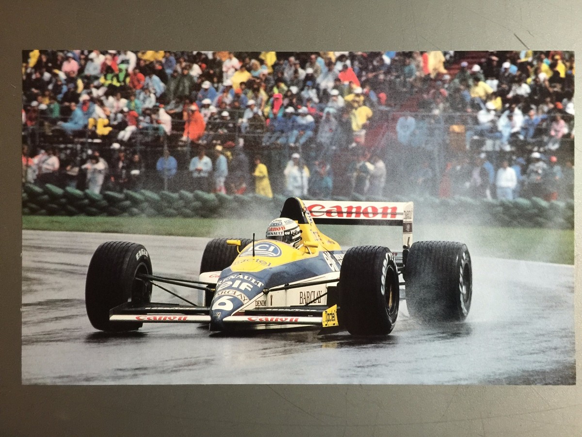 1990 Canon McLaren-Honda Formula 1 Print, Picture, Poster - RARE