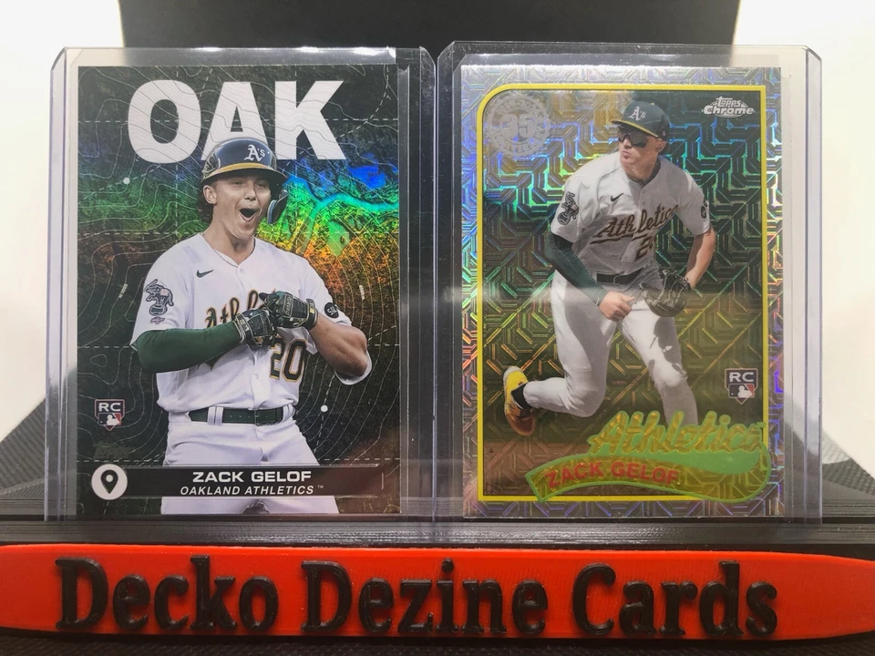 Zack Gelof 2024 Topps Series 2 Rookies City to City # CTC-26 + Mojo 2T89C-66 Lot - Image 2 of 4