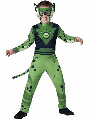 InCharacter Wild Kratts Ghepardo Verde Standard Ragazzi Costume Halloween  141705