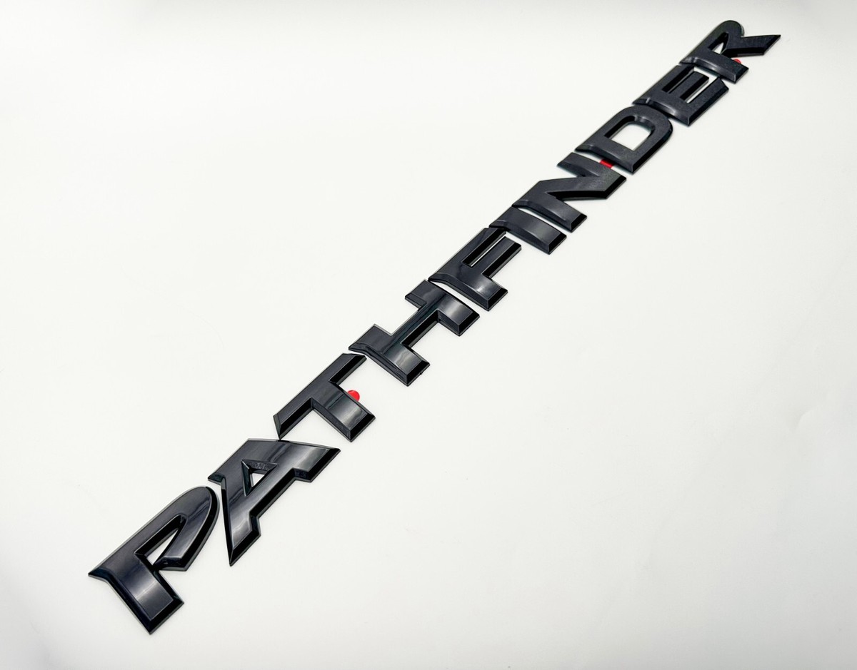 Gloss Black Overlay EMBLEM FITS 2022-2024 NISSAN PATHFINDER SL AWD