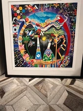 Pencil signed, authenticated, Adam and Eve by Raphael Abecassis