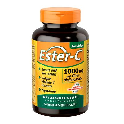 American Health Ester-C with Citrus Bioflavonoids 1000 mg Tablet 120 Count