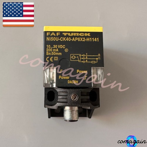 10-30VDC For Turck NI50U-CK40-AP6X2-H1141 Rectangular Proximity Switch Sensor - Picture 9 of 12