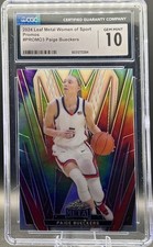 Paige Bueckers CGC 10 2024 Leaf Metal Promo Early Career Pre-WNBA Expansion Era