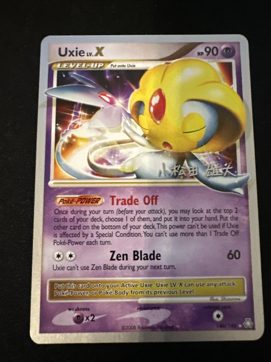 Uxie LV.X Pokémon TCG Cards for sale | eBay