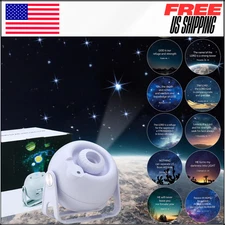 Night Light Bible Verses Galaxy Projector W 12 Interchangeable Christian Discs