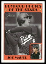 Joe Mauer 2021 Topps Heritage Minor League 1972 Boyhood Photos of the Stars New