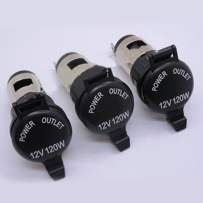 Car 10A Cigarette Lighter Female Socket Power Plug with Waterproof Cover C $6 ON