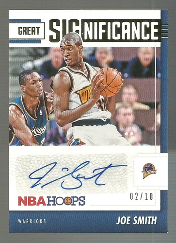New Listing2/10 Joe Smith 2021-22 Hoops Great Significance Auto Warriors