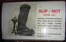 Botines Slip-Not #301, hielo, malezas, barro talla 8-12, ¡usados una vez!