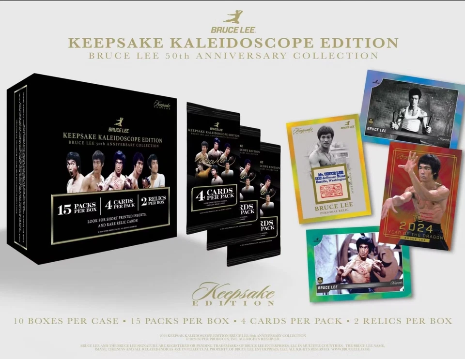 2024 Recuerdo Bruce Lee Colección 50 Aniversario Caleidoscopio ED Caja Sellada Foto 2 de 4