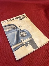 1965-1966 Volkswagen Beetle Bug 1300 Cc Owner Operator User Guide Manual Book