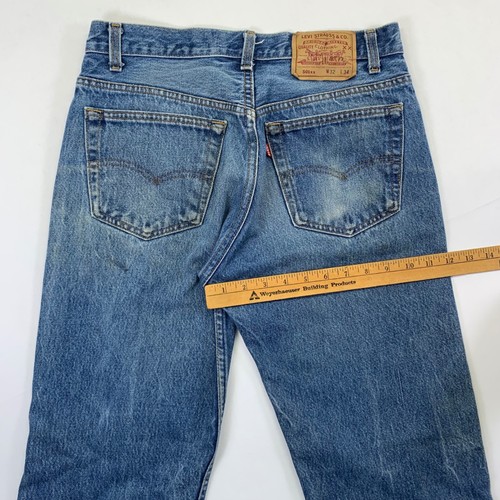 Vintage 90s Levis 501xx Button Fly Jeans Mens W32 L34 Made in USA Denim Straight - Picture 8 of 18