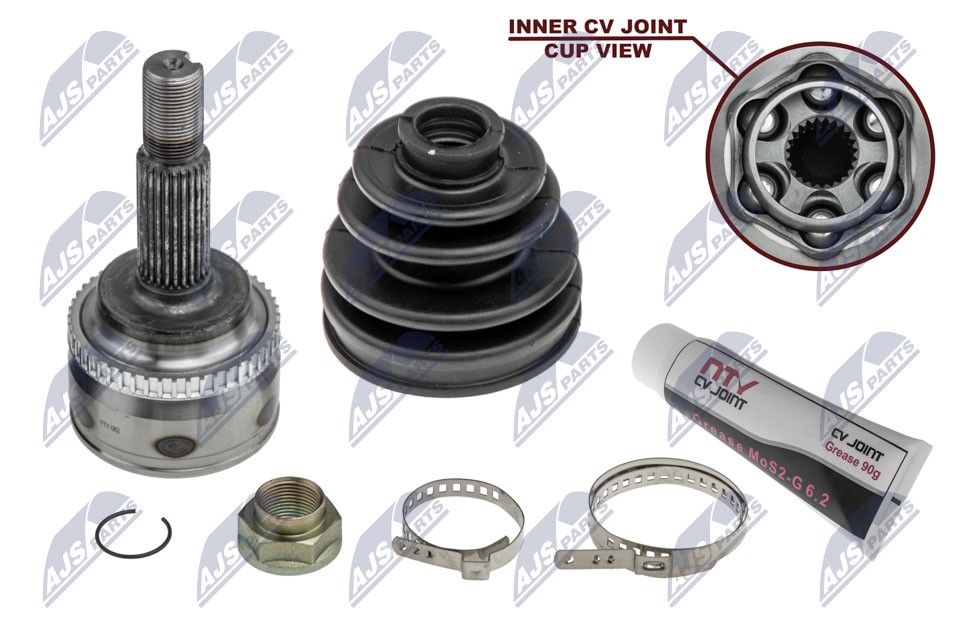 Fits NTY NPZ-TY-082 OUTER CV JOINT