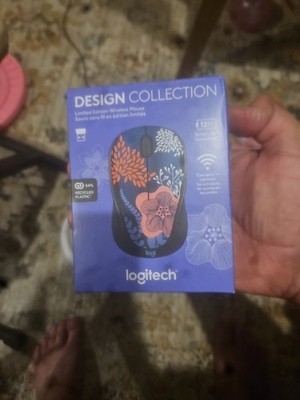 Logitech M317c Design Collection Wireless Mouse Limit Edition Forest Floral NEW