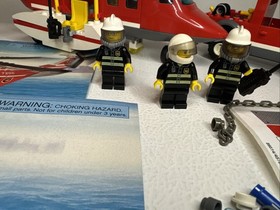 LEGO CITY: Fire Helicopter (7206) Near Complete New Stickers