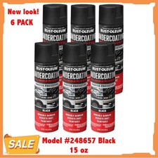 CAR RUBBERIZED UNDERCOATING SPRAY PAINT Black...