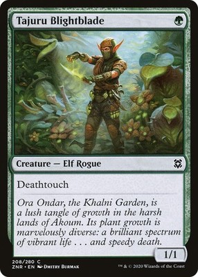 Tajuru Blightblade ZNR 208 MTG Zendikar Rising Common Normal EN NM