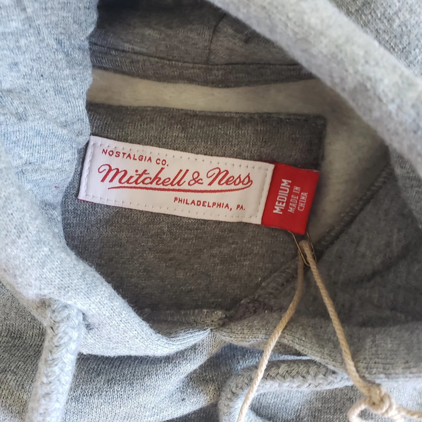 Felpa con cappuccio pullover uomo Mitchell & Ness Maroon Moreho Maroon Tigers Head Coach