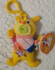 Mini Sing-a-ma-jigs Yellow Plush Fisher-Price Clip Tag **see Description 