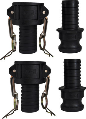Camlock Fittings 1-1/2 Inch Type C & E Polypropylene Cam and Groove Hose Fitting