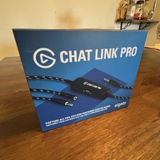 Elgato Chat Link Pro Audio Adapter Cable Gold-Plated Braided for PS5 PS4 Switch