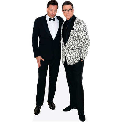 Jimmy Fallon And Stephen Colbert (Duo 1) Mini-Prominente Ausschnitt
