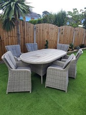 Lifestyle Garden Table & 6 Chairs With Cushions