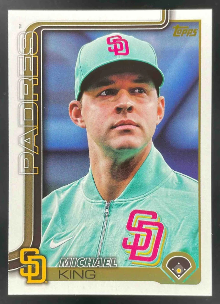 2025 Topps Golden Mirror Variation SSP #195 Michael King