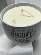 HIGBEE CANDLE CO. Scented Three-Wick Candle “ESPRESSO BEAN” Cleveland OH SOY WAX