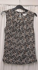 Calvin Klein Women's Geometric Sleeveless Top XS - #1011