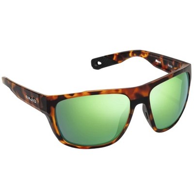 Bajio Roca Sunglasses, Dark Tort Matte Frame, Green Glass Lens