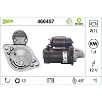 Anlasser Starter 12 V 1,4 Kw 13 ZäHne Valeo FüR U.A. Opel Astra
