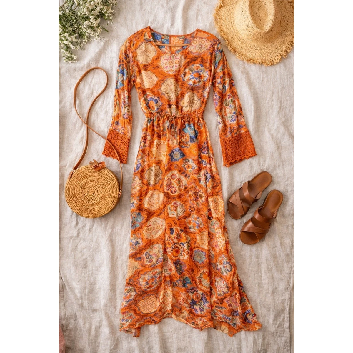 Lace Orange Maxi Dresses for Women for sale | eBay Lace Orange Maxi Dresses for Women for sale | eBay