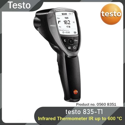Testo 835-T1 Digital Kontaktlose Laser IR Infrarot Thermometer Temperaturpistole