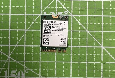 Dell XPS 15 7590 Killer 1650X Dual Band Wireless Wifi WLAN Card AX200NGW TKNXX