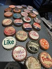 Coca-Cola Pepsi 7 Up Soda Bottle Caps Collection Multicolor Vintage Lot